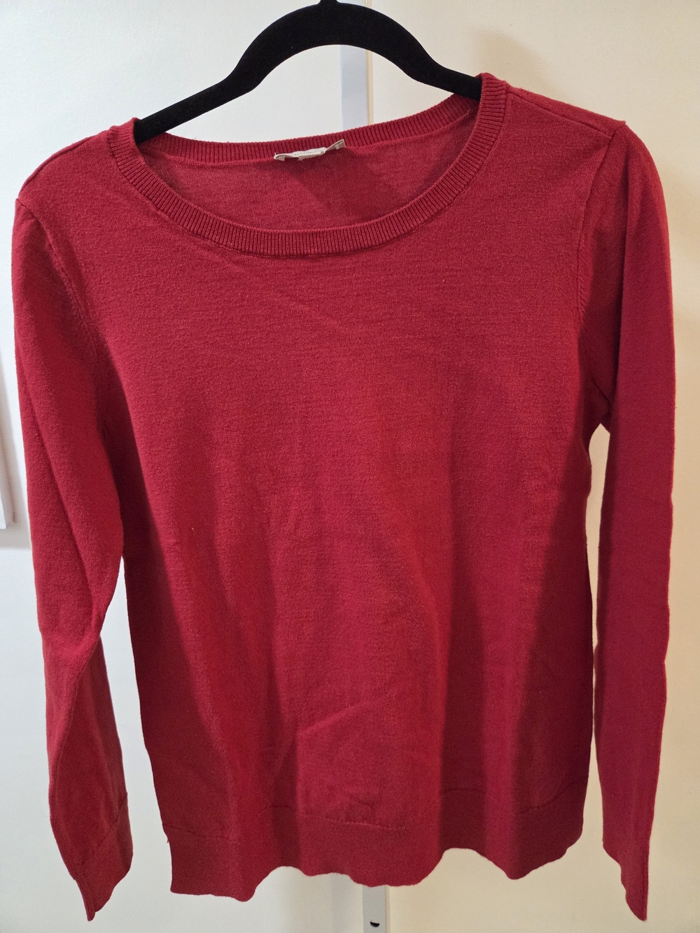 LOFT Red Crewneck Sweater